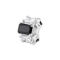 Charm Brosway FANCY MISTER BLACK in Stahl FMB02